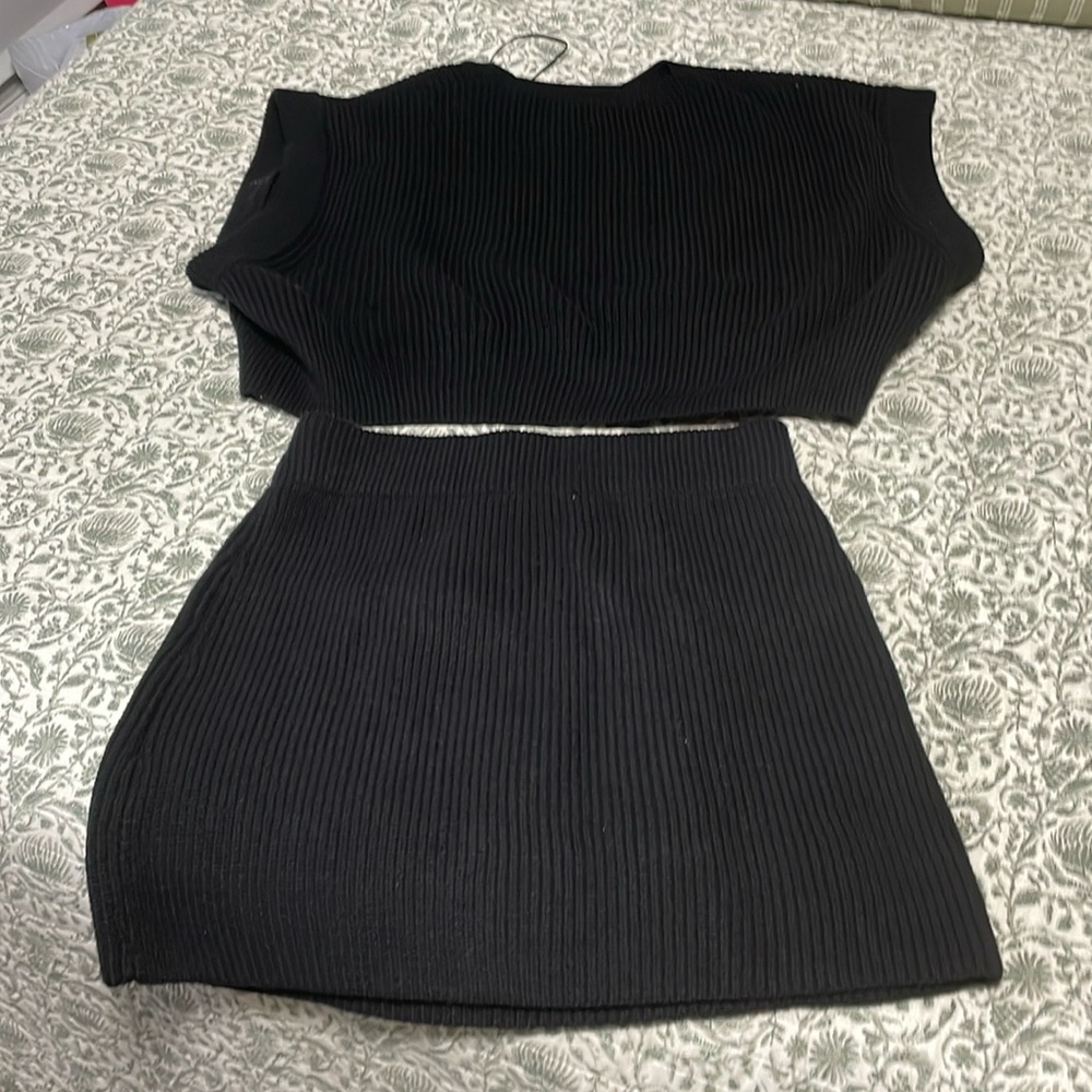 Zara sweater skirt set